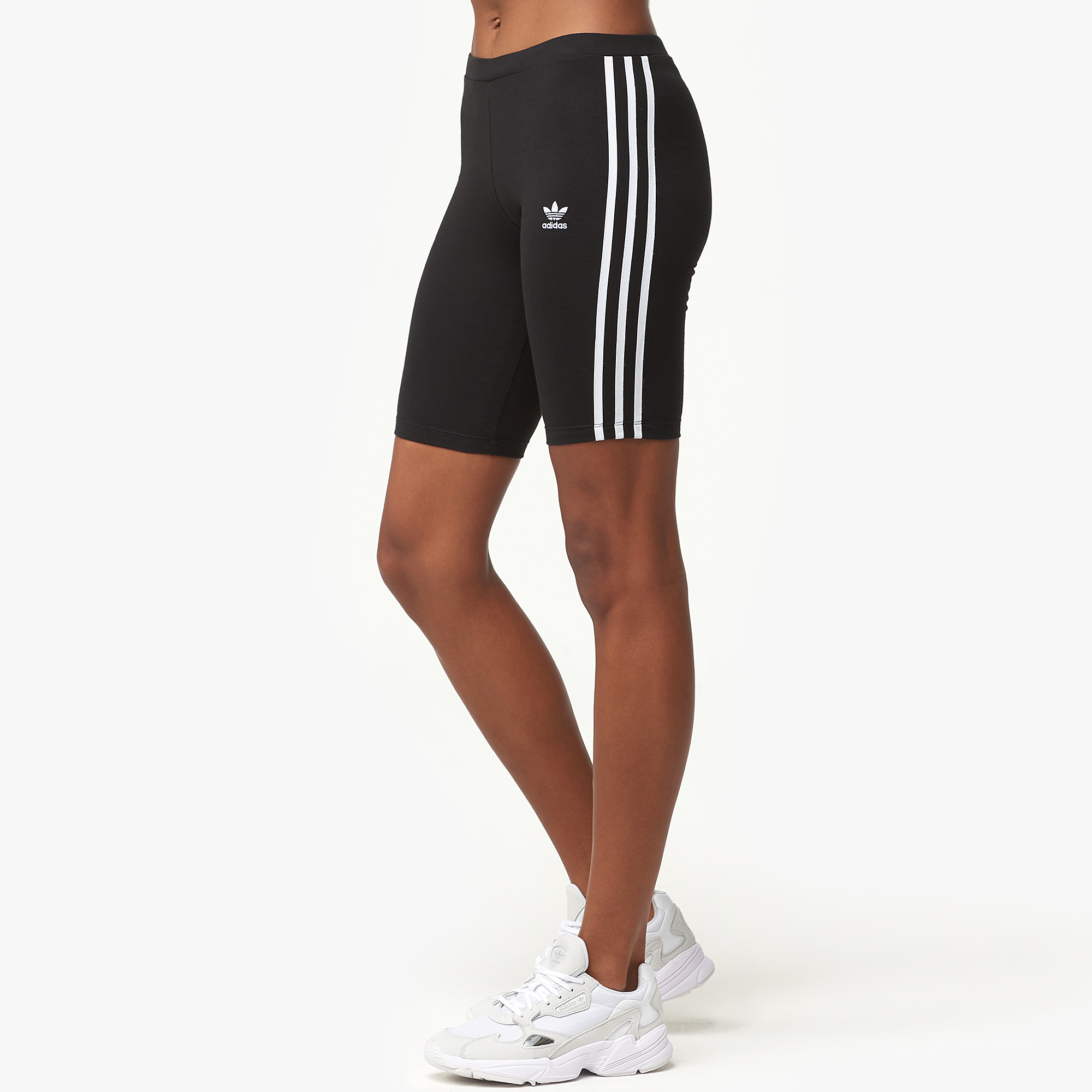 adidas black biker shorts