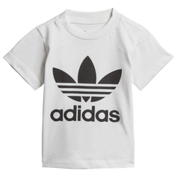 Boys' Toddler - adidas Originals Trefoil T-Shirt - White/Black