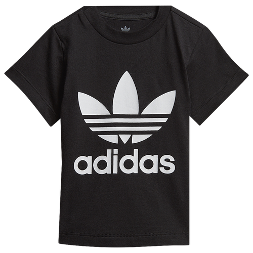 

Boys adidas Originals adidas Originals Trefoil T-Shirt - Boys' Toddler Black/White Size 2T