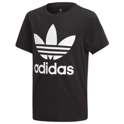 Boys' Grade School - adidas Originals Trefoil T-Shirt - White/Black