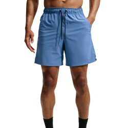 Men's - Nike Dri-FIT Unlimited Woven 7 Inch Shorts - Black/Indigo Storm/Indigo Storm
