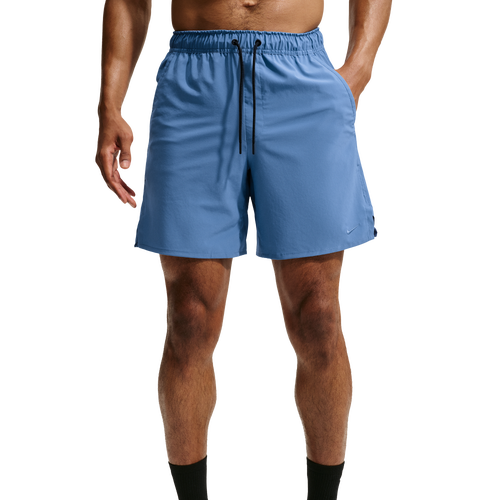 Nike Dri-FIT Unlimited Woven 7 Inch Shorts - Nike Black/Indigo Storm