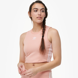 Women's - adidas Originals Adicolor Crop Tank - Dust Pink