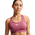 Nike Dri-FIT Swoosh Medium Support Bra - Women's White/Pink Smoke