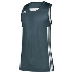 Men's - adidas Team 3G Speed Reversible Jersey - Onix/White