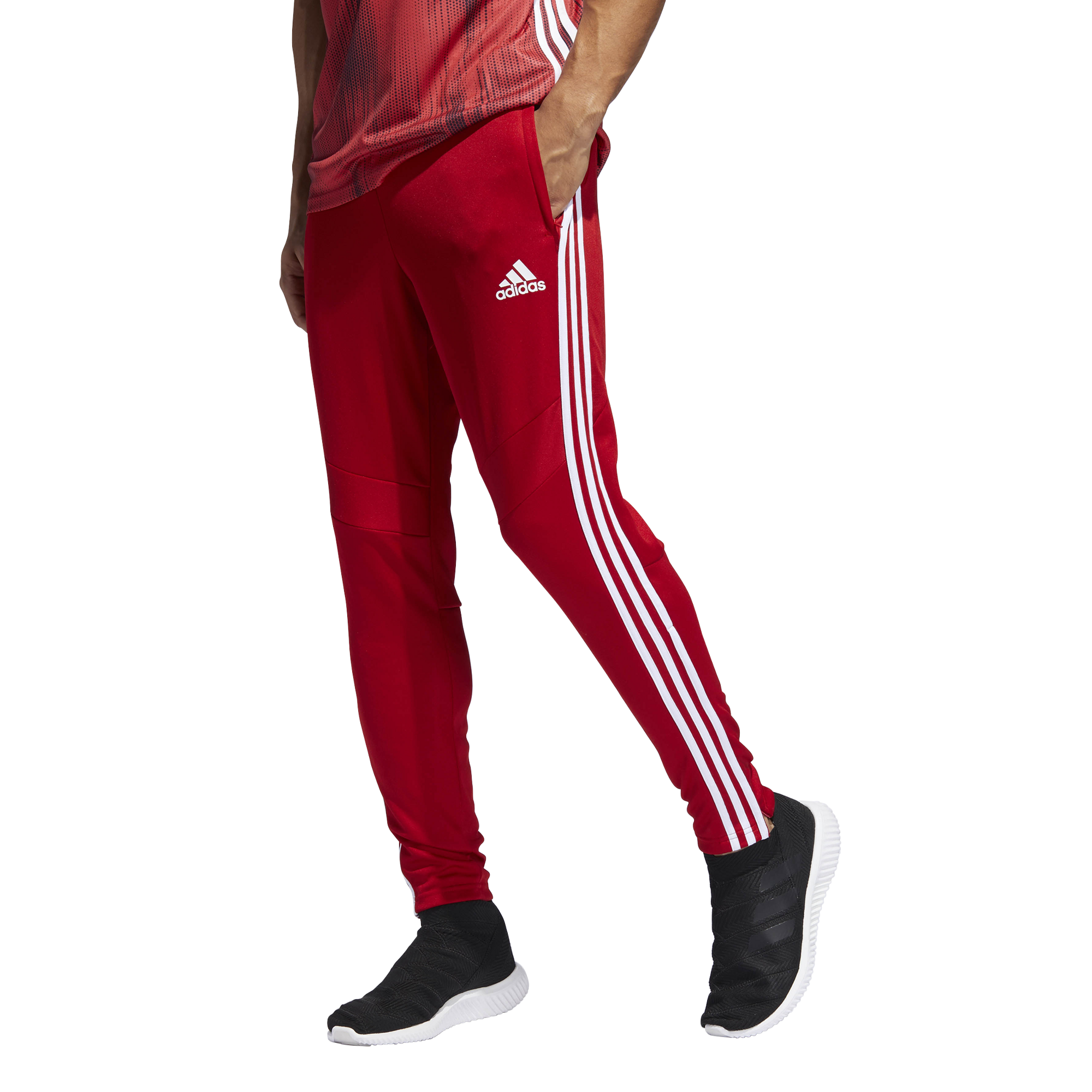 men's red adidas sweatpants