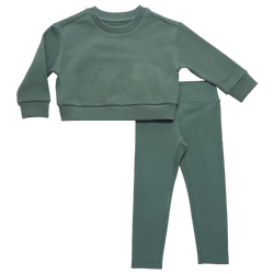 Girls' Toddler - LCKR Crew Set - Forest Green