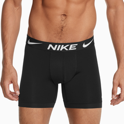 Men's - Nike Essential Micro Print 3 Pack Briefs - Black/White