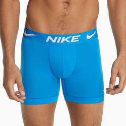 Men's - Nike Essential Micro Print 3 Pack Briefs - Black/Grey/Black