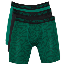 Men's - Nike Flex Micro 3-Pack Boxer Brief - Green/Black