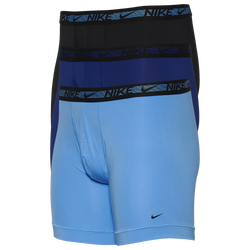 Men's - Nike Flex Micro 3-Pack Boxer Brief - Blue/Black