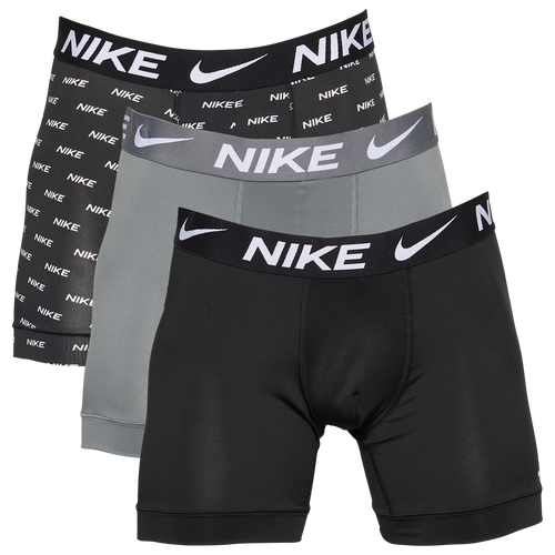 

Nike Mens Nike Micro Boxer Brief 3-Pack - Mens Black/White Size L