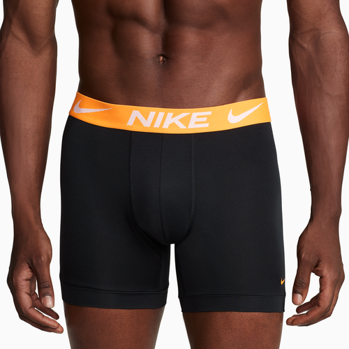 

Nike Mens Nike Micro Boxer Brief 3-Pack - Mens Black/Blue/Orange Size S
