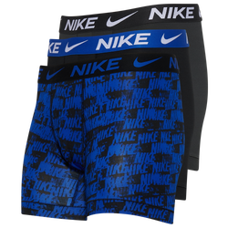 Men's - Nike Micro Boxer Brief 3-Pack - Blue/Black