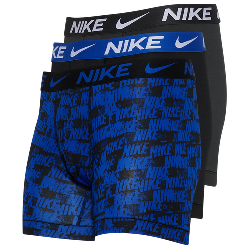 

Nike Mens Nike Micro Boxer Brief 3-Pack - Mens Blue/Black Size S