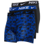 Nike Micro Boxer Brief 3-Pack - Men's Blue/Black