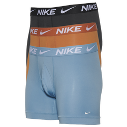 Men's - Nike Micro Boxer Brief 3-Pack - Blue/Orange/Grey
