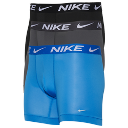 Men's - Nike Micro Boxer Brief 3-Pack - Blue/Grey/Black