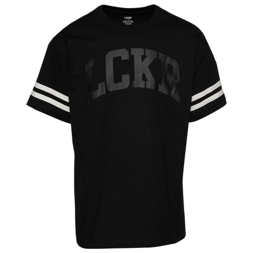 

LCKR Mens LCKR Logo T-Shirt - Mens Black/Black Size L