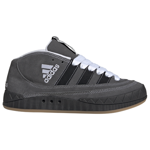 

adidas Mens adidas Adimatic Mid - Mens Shoes Black/Grey Size 10.5