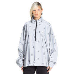 Women's - Melody Ehsani 3M Nylon 1/2 Zip Pullover - Silver/Silver