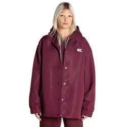 Women's - Melody Ehsani 3M Coaches Jacket - Burgandy/Burgandy