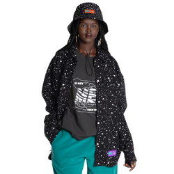 Women's - Melody Ehsani Speckle Shacket - Black/Black