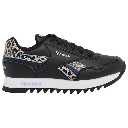 

Girls Preschool Reebok Reebok Royal Classic Jog Platform - Girls' Preschool Shoe Core Black/Lilac Glow/Modern Beige Size 02.0