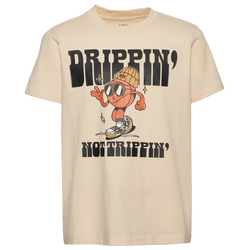 Boys' Grade School - LCKR Don't Trip Graphic T-Shirt - Parchment/Black