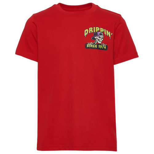 Lckr Boys   Biker Bones Graphic T-shirt In Multi