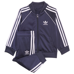 Boys' Toddler - adidas SST Track Suit - Navy/White