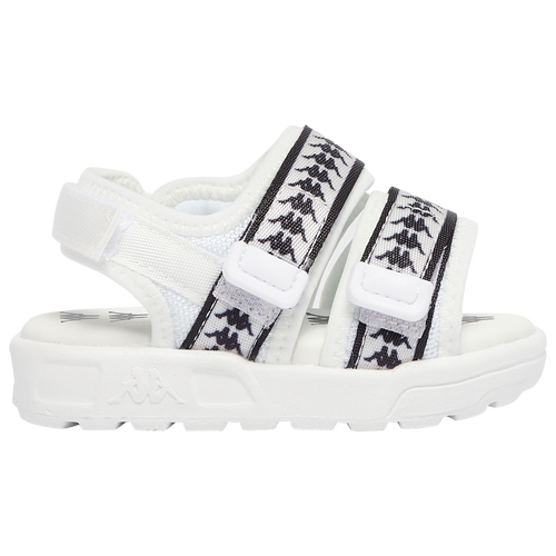 

Boys Kappa Kappa Aster 7 Sandal - Boys' Toddler Shoe White/Black Size 03.0