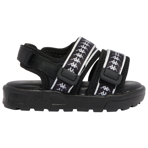

Boys Kappa Kappa Aster 7 Sandal - Boys' Toddler Shoe Black/White Size 03.0