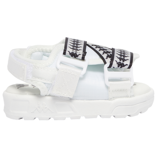 Kappa Kids' Boys  Mitel 2 Sandal In Black/white