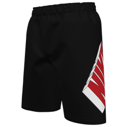 Boys' Grade School - Nike 3D Logo 7 Inch Swim Shorts - Black/Black