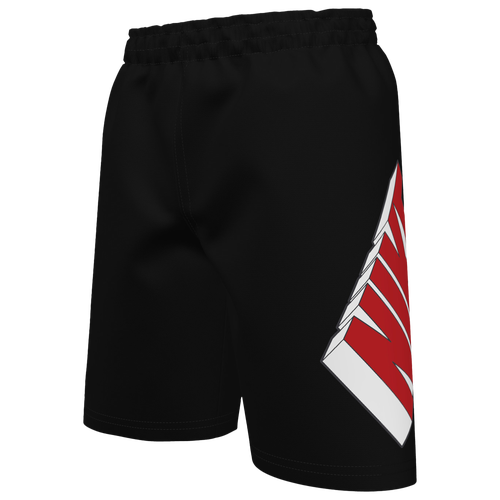 

Boys Nike Nike 3D Logo 7 Inch Swim Short - Boys' Grade School Black/Black Size XL