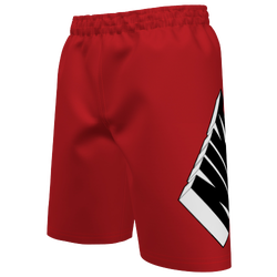 Boys' Grade School - Nike 3D Logo 7 Inch Swim Shorts - Red/Red