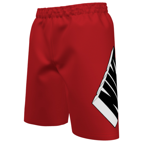 Boys Nike 3D Logo 7 inch Swim Shorts Boys Grade School Red Red Size L