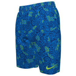 Boys' Grade School - Nike Doodle 7 Inch Swim Shorts - Blue/Blue