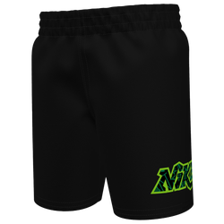 Boys' Preschool - Nike Logo 5 Inch Swim Shorts - Black/Black