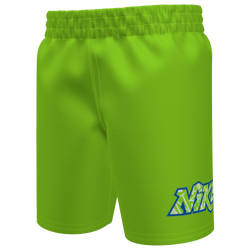 Boys' Preschool - Nike Logo 5 Inch Swim Shorts - Green/Green