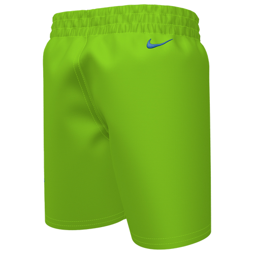 Nike Little Boys Swim Jumble 5 Volley Swim Shorts Green Size 7 Polyester Elastic