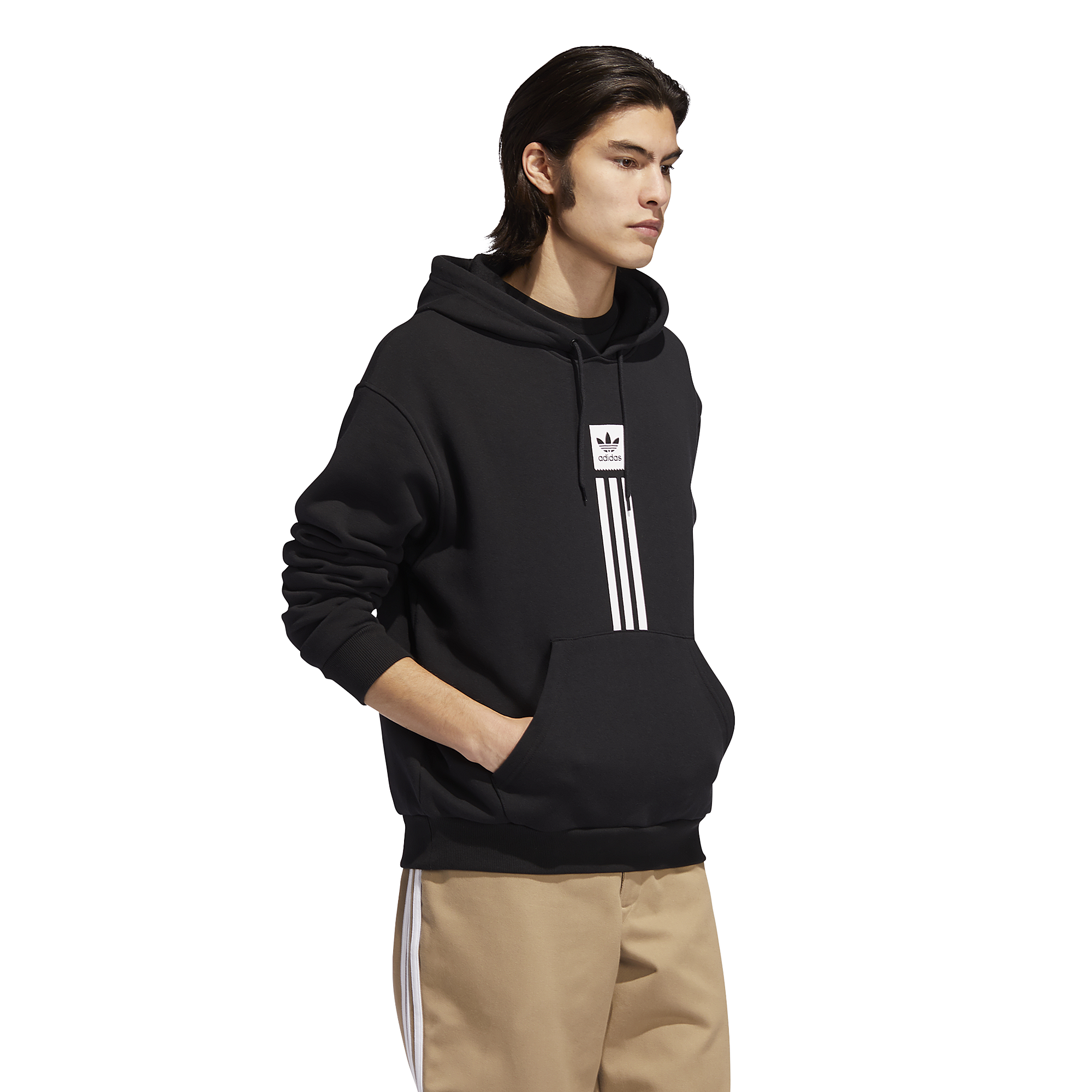 adidas solid pillar hoodie