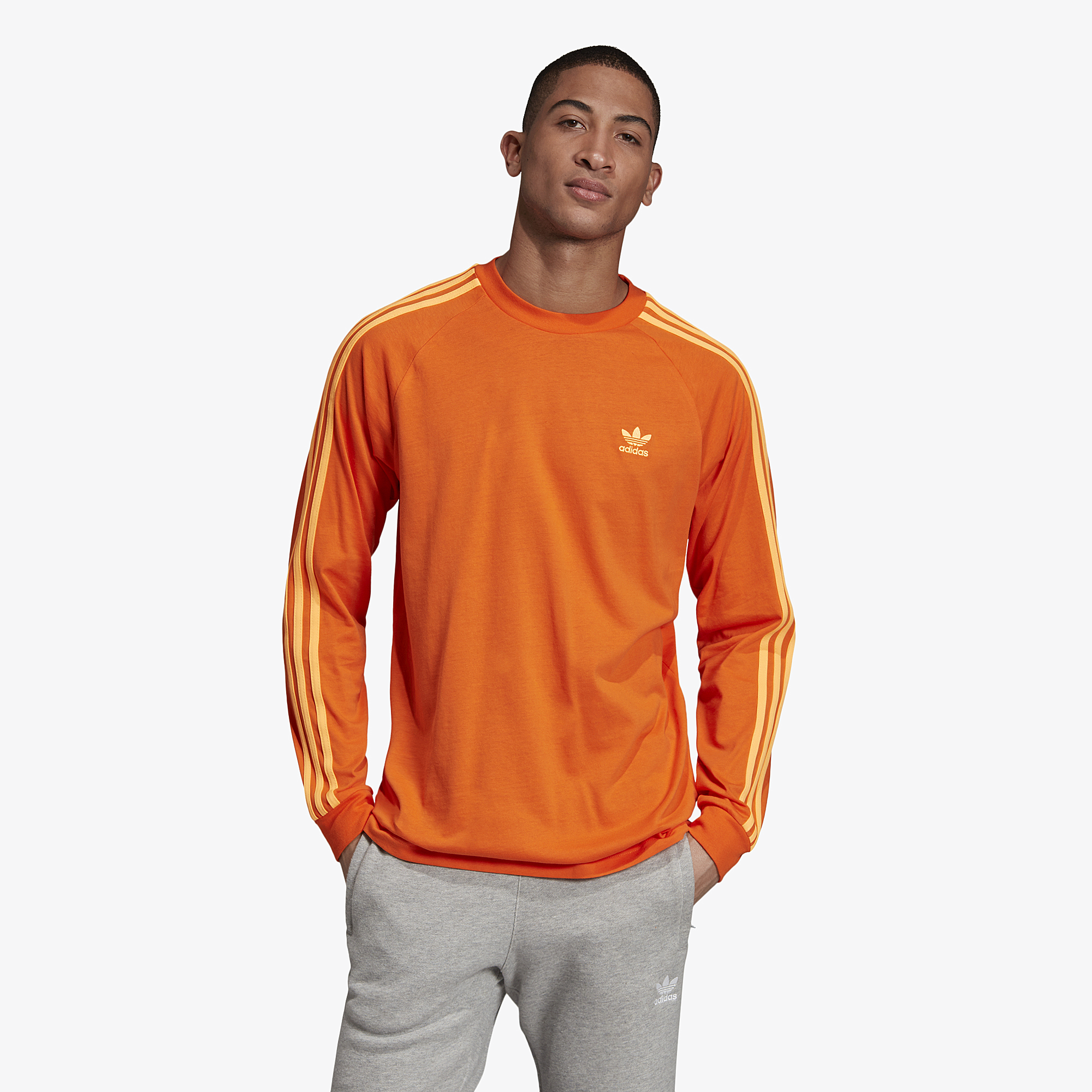 adidas orange long sleeve
