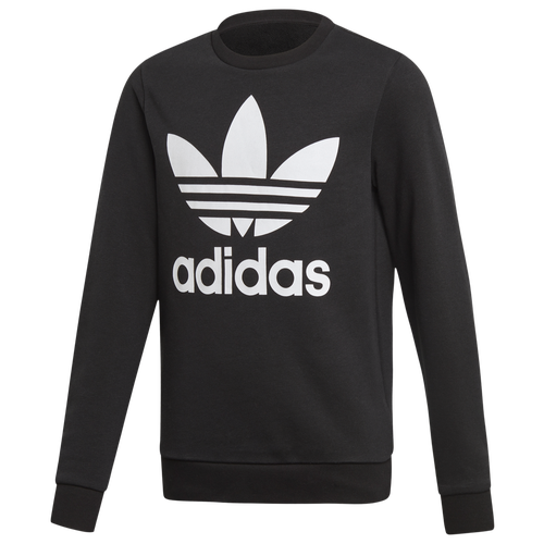 Adidas originals trefoil crew online