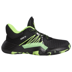 Boys' Preschool - adidas D.O.N. Issue #1 - Core Black/Team Solar Green/Silver Met