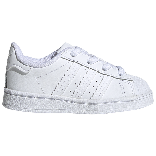 

adidas Originals Boys adidas Originals Superstar - Boys' Toddler Basketball Shoes White/White/White Size 6.0