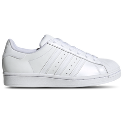 Boys' Grade School - adidas Originals Superstar - White/White/White