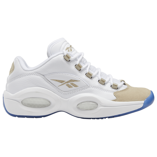 

Reebok Mens Allen Iverson Reebok Question Low - Mens Basketball Shoes White/Beige Size 07.5