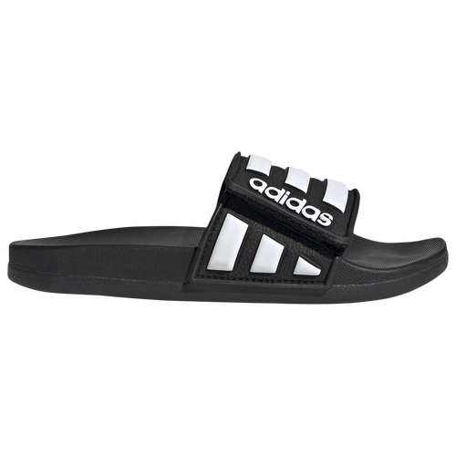 

Boys adidas adidas Adilette Comfort Slide - Boys' Grade School Shoe White/Black Size 04.0